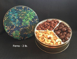 Year Round 2 lb. Tins with Assorted Nuts